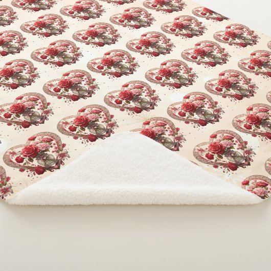 Couverture Sherpa "Rosy Valentine Dreams" (3/4)