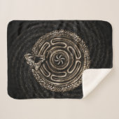 Couverture Sherpa Roue Hécate avec nos ouroboros (Devant (Horizontal))