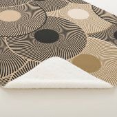 Couverture Sherpa Roues Arc Noir Or : Abstraites (3/4)