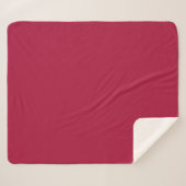 Couverture Sherpa Rouge (Devant (Horizontal))