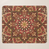 Couverture Sherpa Rouge oriental : Tapis Vintage (Devant (Horizontal))