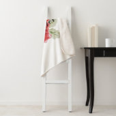 Couverture Sherpa Rouge rose classique (En situation)