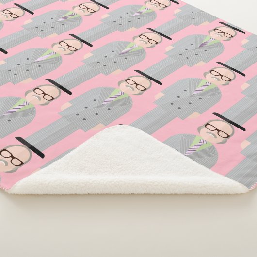 Couverture Sherpa Royal – Patterned Sherpa Blanket (3/4)