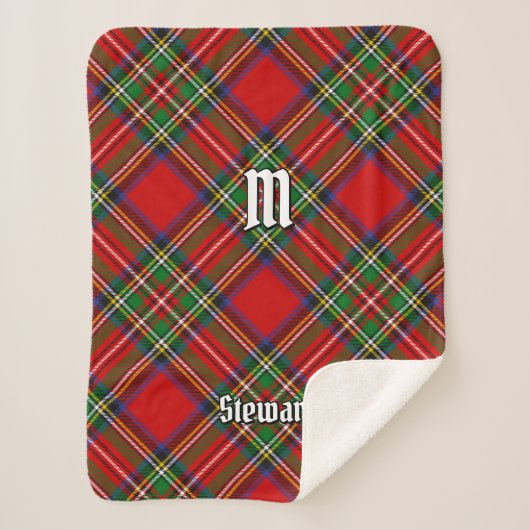 Couverture Sherpa Royal Stewart Tartan (Devant)
