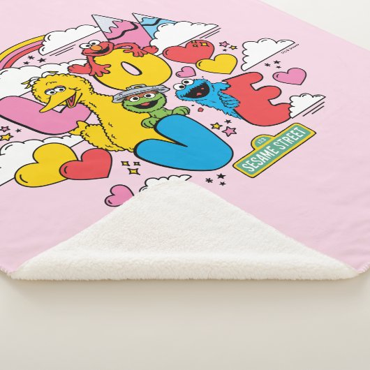 Couverture Sherpa Rue Sésame | Amour (3/4)