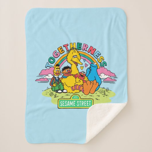 Couverture Sherpa Rue Sésame | Basculement (Devant)