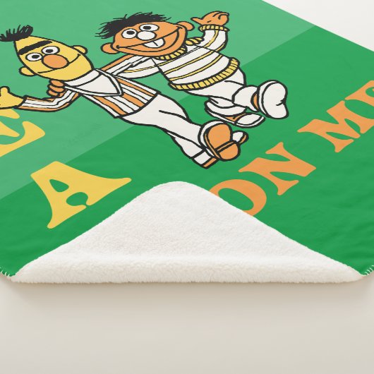 Couverture Sherpa Rue Sésame | Bert & Ernie Lean sur moi (3/4)