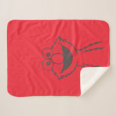 Couverture Sherpa Rue Sésame | Elmo Bright (Devant (Horizontal))