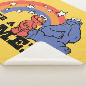 Couverture Sherpa Rue Sésame | Elmo & Cookie Take a Moment (3/4)
