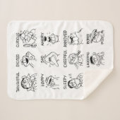 Couverture Sherpa Rue Sésame | Émotions et sentiments (Devant (Horizontal))