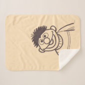 Couverture Sherpa Rue Sésame | Ernie (Devant (Horizontal))