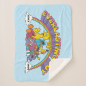 Couverture Sherpa Rue Sésame | Joie durable depuis 1969 (Devant)