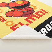Couverture Sherpa Rue Sésame | Mécaniciens Elmo | Ajouter un nom (3/4)