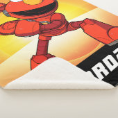 Couverture Sherpa Rue Sésame | Mécaniciens Elmo | Ajouter un nom (3/4)