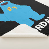 Couverture Sherpa Rue Sésame | Monstre de cookies personnalisé (3/4)