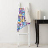 Couverture Sherpa Rue Sésame | Motif de danse Super (En situation)