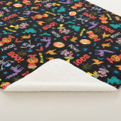 Couverture Sherpa Rue Sésame | Motif d'Halloween (3/4)
