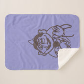 Couverture Sherpa Rue Sésame | Nombre de von (Devant (Horizontal))