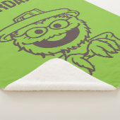 Couverture Sherpa Rue Sésame | Oscar le Mouchard | Ajoutez votre nom (3/4)