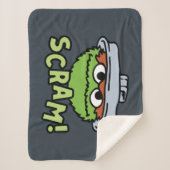 Couverture Sherpa Rue Sésame | Oscar the Grouch Scram! (Devant)