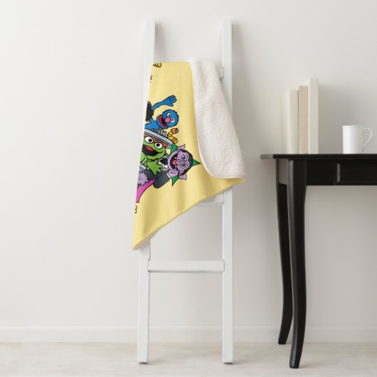 Couverture Sherpa Rue Sésame | Portrait du groupe Pals sésame (En situation)