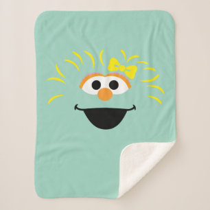 Couverture Sherpa Rue Sésame Rosita Face Art
