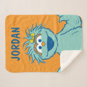 Couverture Sherpa Rue Sésame | Rosita personnalisée (Devant (Horizontal))