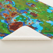 Couverture Sherpa Rust Métal Peeling Grunge Funny Deck Photo (3/4)