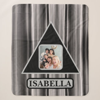 Couverture Sherpa Rustic Farmhouse Sliver Country Nom de la famille