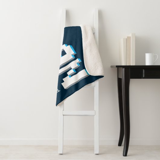 Couverture Sherpa Rylan garçons nom et signification pixels jeux de  (En situation)