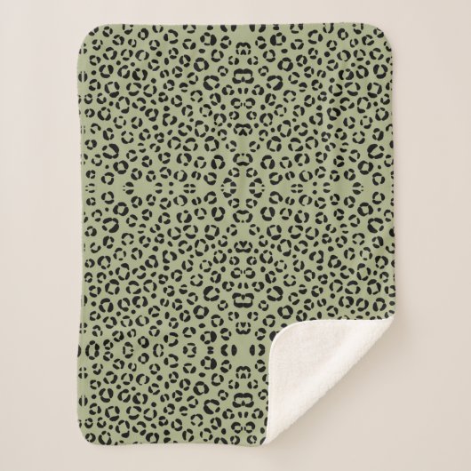Couverture Sherpa Saged Leopard (Devant)