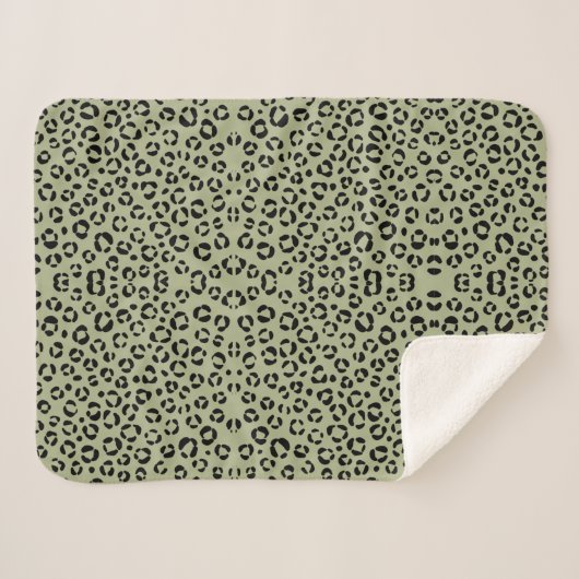 Couverture Sherpa Saged Leopard (Devant (Horizontal))
