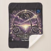 Couverture Sherpa Sagittarius "Chasing Horizons" Sherpa Blanket (Devant)