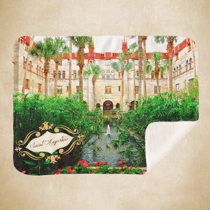 Couverture Sherpa Saint Augustine Florida Lightner Museum & Gardens