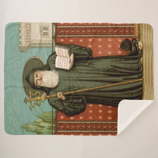 Couverture Sherpa Saint Benedict of Nursia (Devant (Horizontal))