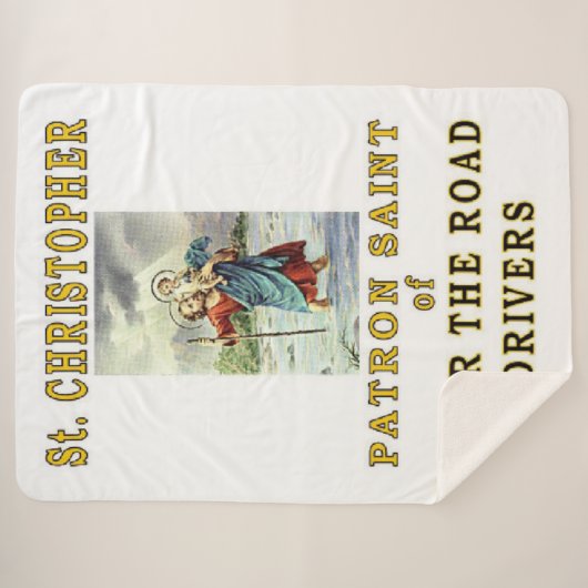 COUVERTURE SHERPA SAINT CHRISTOPHER (Devant (Horizontal))