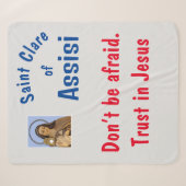 Couverture Sherpa Saint Clare Assisi (Devant (Horizontal))