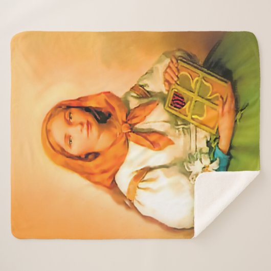 Couverture Sherpa Saint Dymphna (Devant (Horizontal))