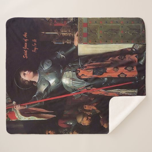 Couverture Sherpa Saint Jeanne d'Arc (Devant (Horizontal))