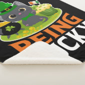 Couverture Sherpa Saint Patrick's Day Être chanceux (3/4)