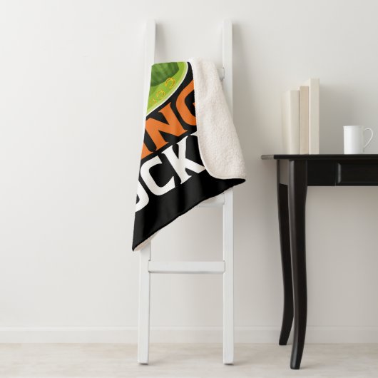 Couverture Sherpa Saint Patrick's Day Être chanceux (En situation)