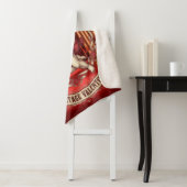 Couverture Sherpa Saint-Valentin vintage (En situation)