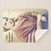 Couverture Sherpa Sainte Bernadette Soubirous (Devant (Horizontal))