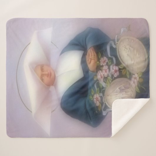 Couverture Sherpa Sainte Catherine Laboure (Devant (Horizontal))