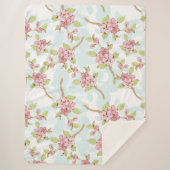 Couverture Sherpa Sakura/Fleur de cerisiers (Devant)