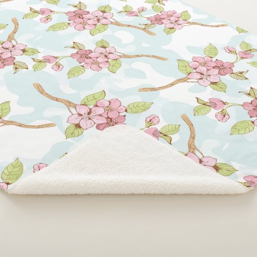 Couverture Sherpa Sakura/Fleur de cerisiers (3/4)