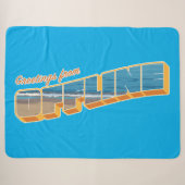 Couverture Sherpa Salutations hors ligne (Devant (Horizontal))