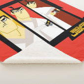 Couverture Sherpa Samurai Jack Caractère Tri-Panel Futuristic Frame (3/4)