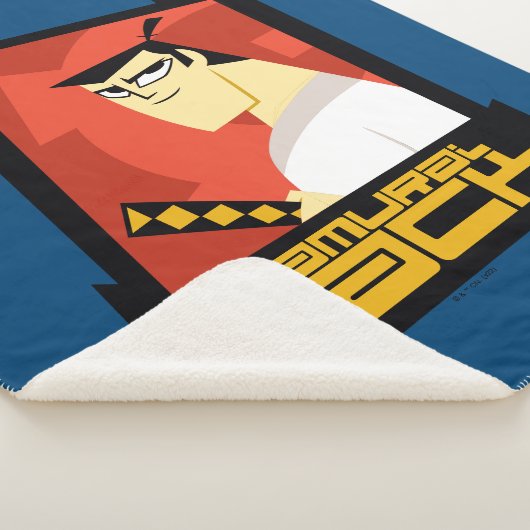 Couverture Sherpa Samurai Jack Souriant Futuristic Frame Graphic (3/4)