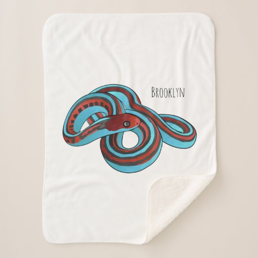 Couverture Sherpa San Francisco garter snake (Devant)